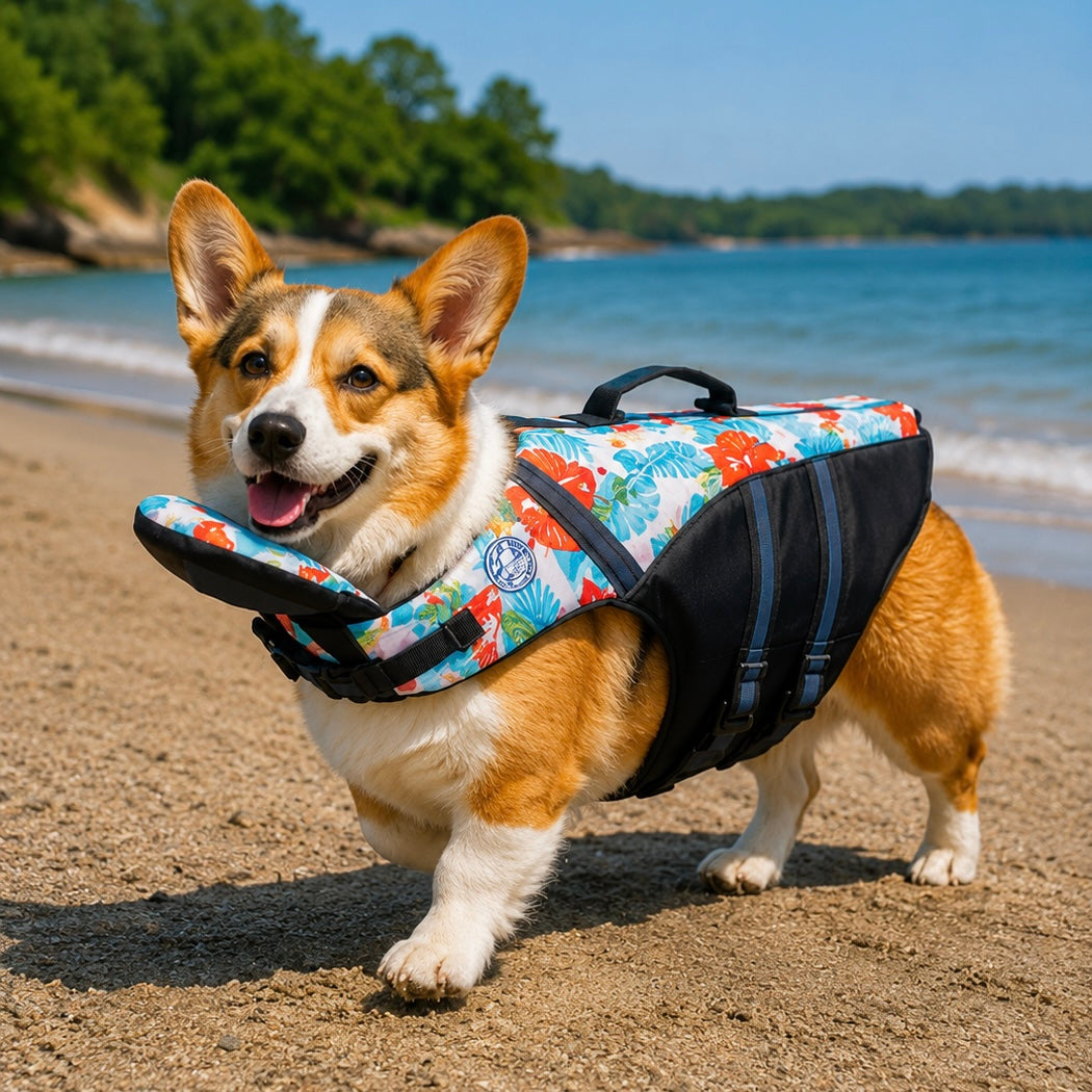 Pupfloat™– Dog life jacket with head support