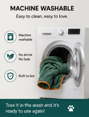 AquaWrap™-Ultra-Absorbent Quick-Dry Dog Bathrobe