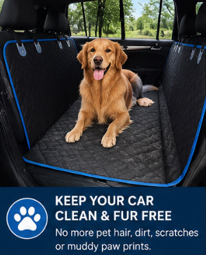 PawShield™ – Waterproof Dog Car Seat Cover