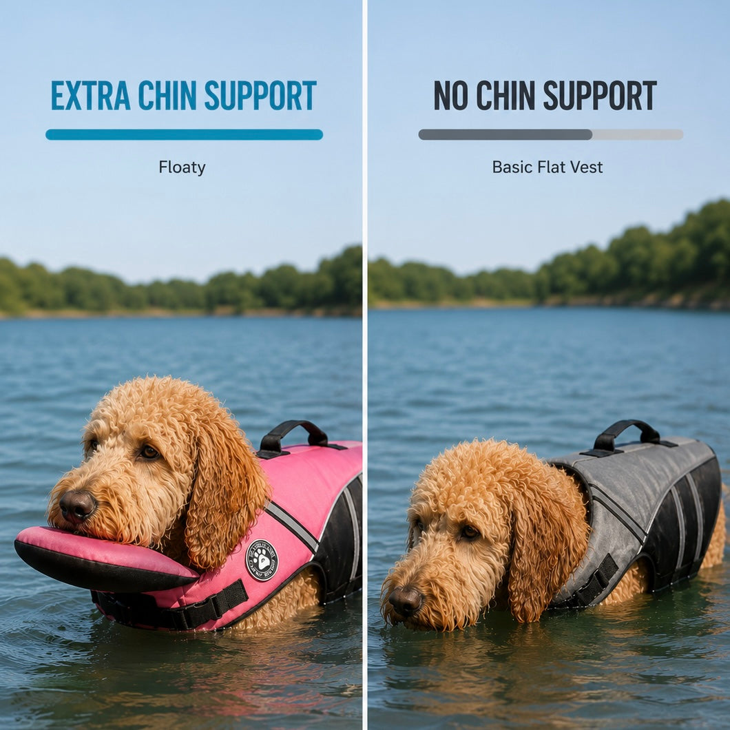 Pupfloat™– Dog life jacket with head support