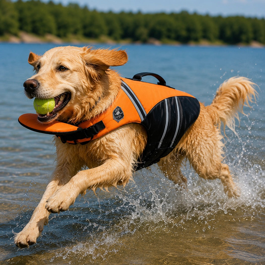 Pupfloat™– Dog life jacket with head support