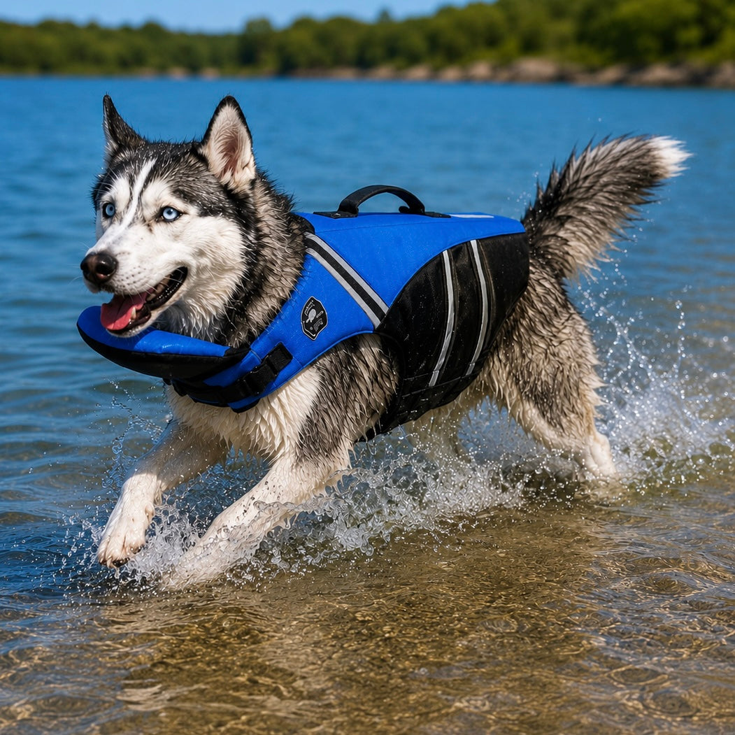 Pupfloat™– Dog life jacket with head support