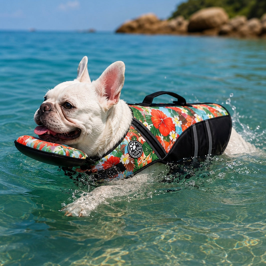 Pupfloat™– Dog life jacket with head support