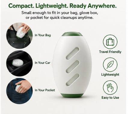 FurSweep™ – Reusable Pet Hair & Lint Remover