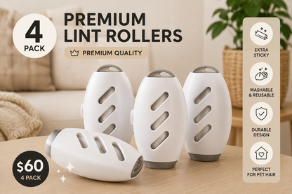 FurSweep™ – Reusable Pet Hair & Lint Remover