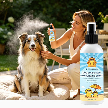 Custom Logo Safe Skin-Friendly Gentle Formula Hydrating Nourishing Dry Hair Reduces Tangling Dog Sunscreen Moisturizing Spray