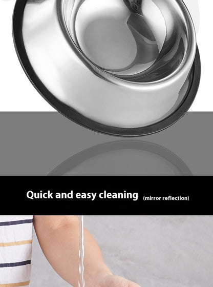 Stainless Steel Dog Bowl Anti-Fall Non-Slip