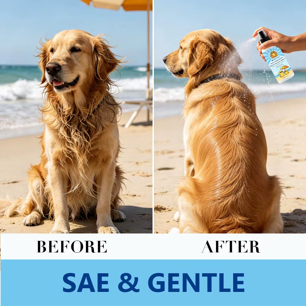 Custom Logo Safe Skin-Friendly Gentle Formula Hydrating Nourishing Dry Hair Reduces Tangling Dog Sunscreen Moisturizing Spray